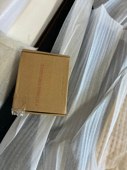 John Lewis Rattan Bed Frame, Double black Rrp £629