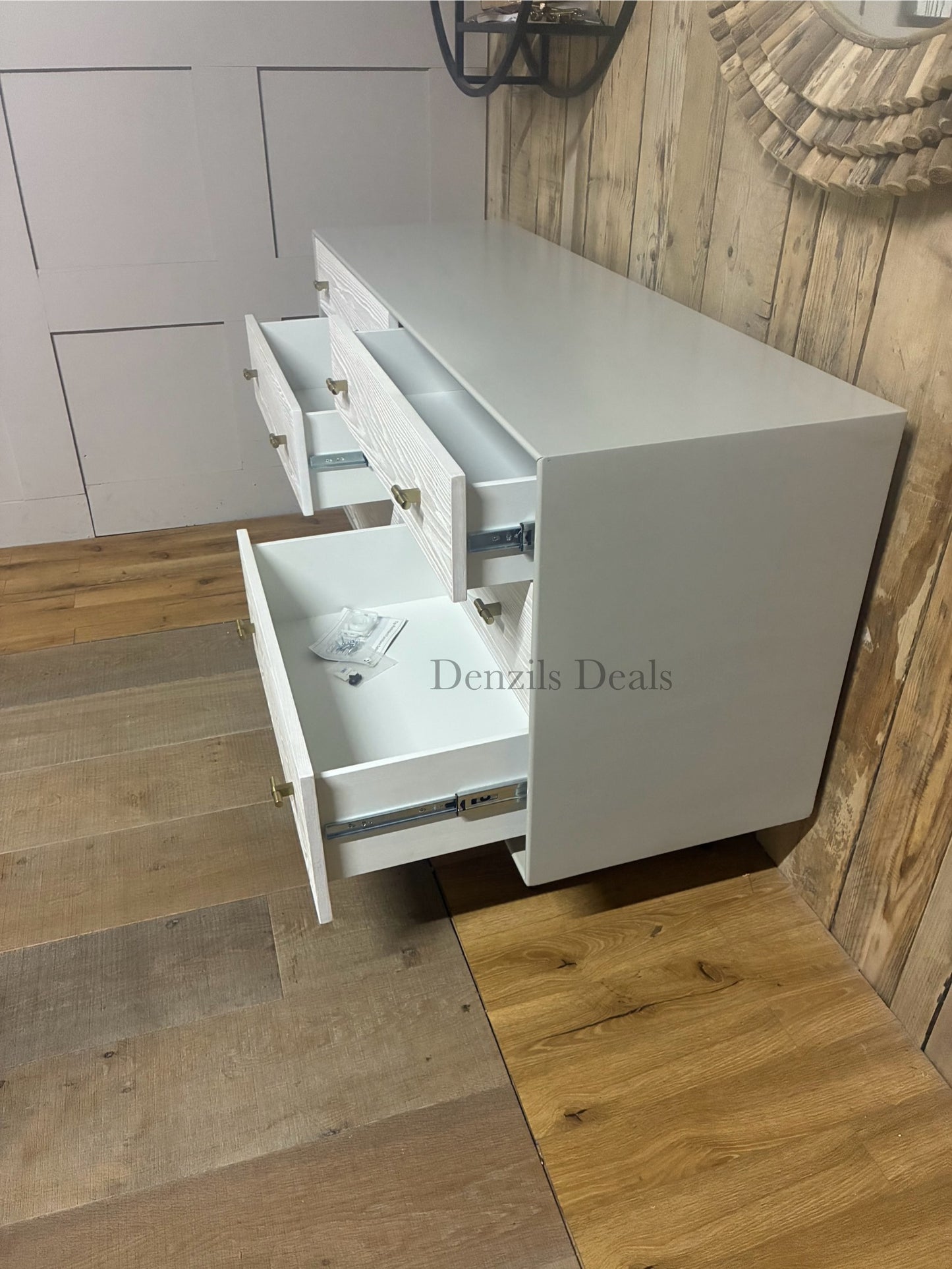 West Elm Modernist Wood & Lacquer 6-Drawer Dresser
