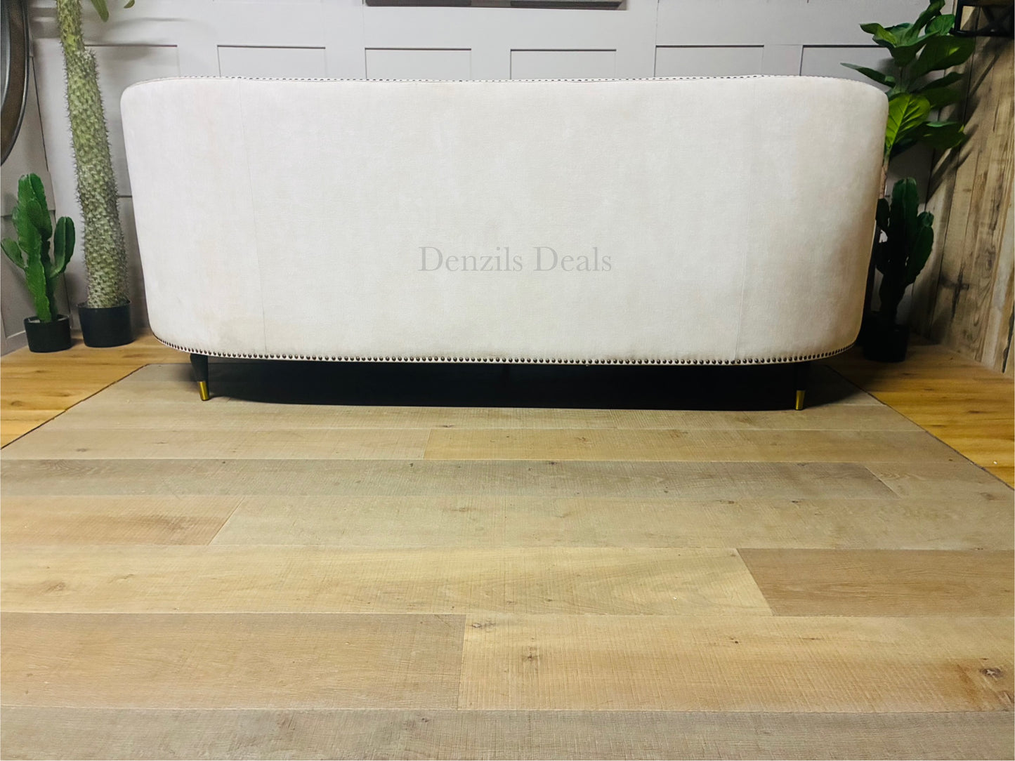 Classic Tufted Curved Back Sofa By English Georgian America