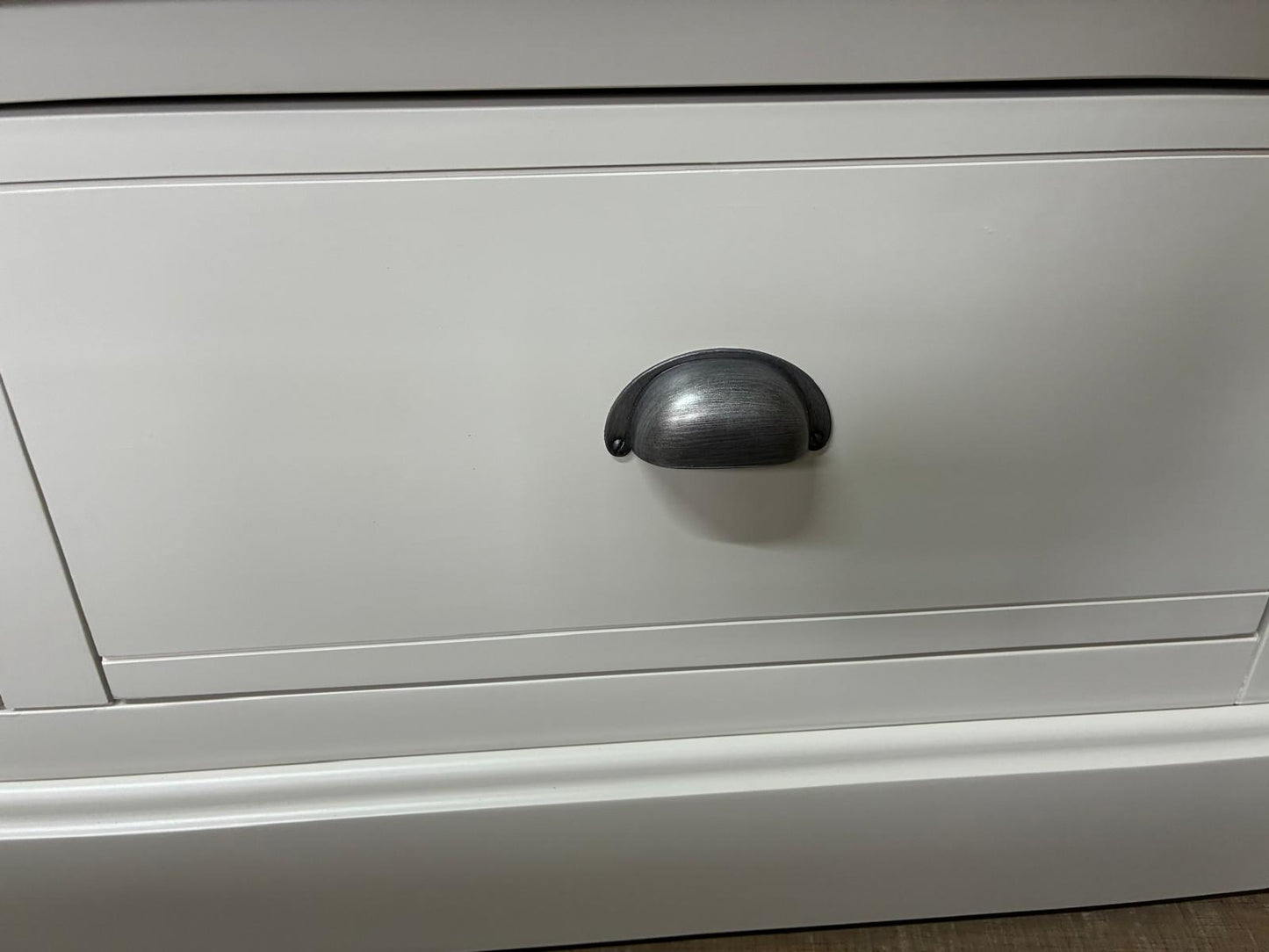 BROMPTON Painted Acacia & Ash Top Triple Wardrobe Rrp £1599..