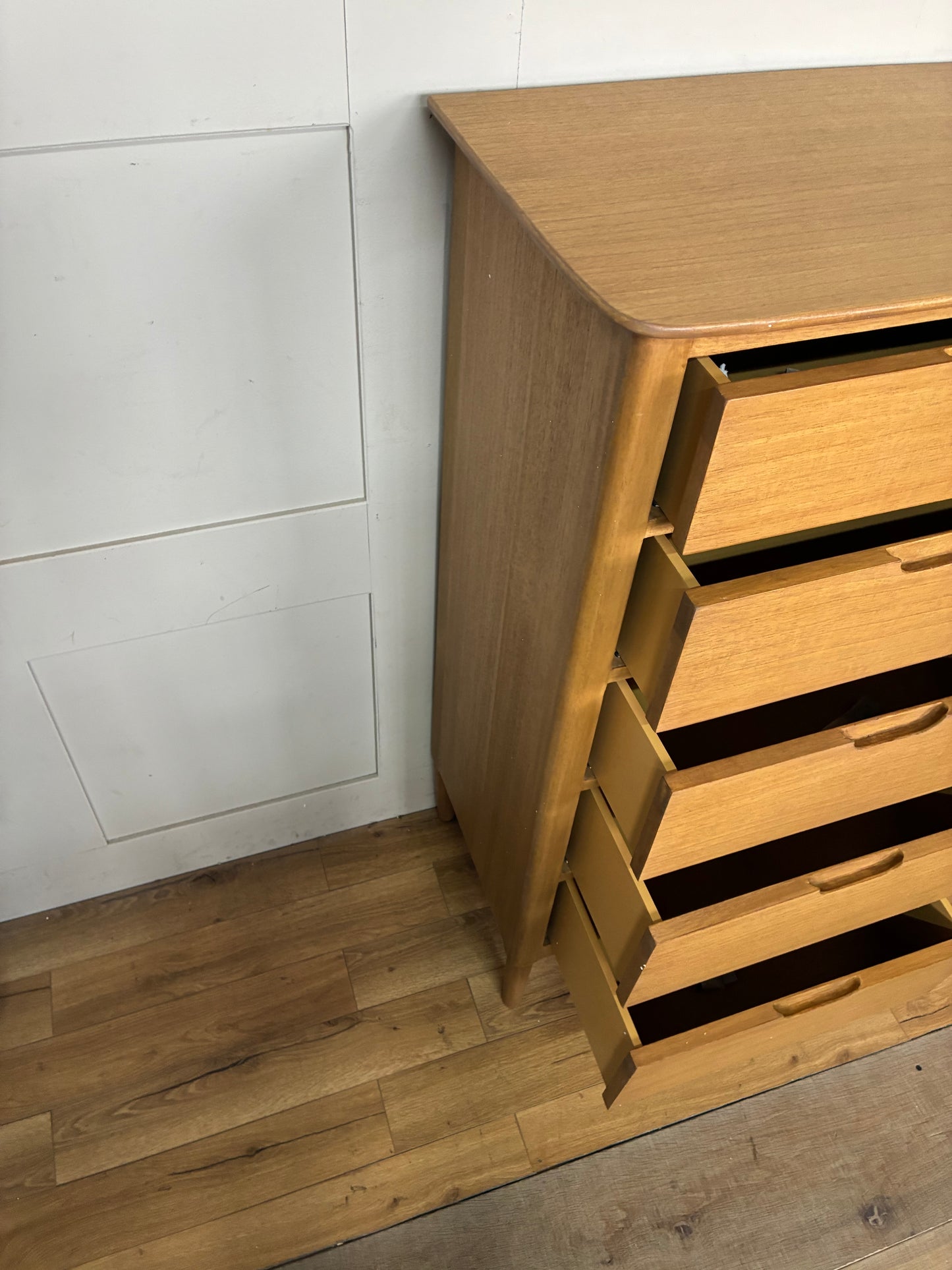 Fishie & Lilly NORWAY Solid OAK 6 DRAWER CHEST OF DRAWERS