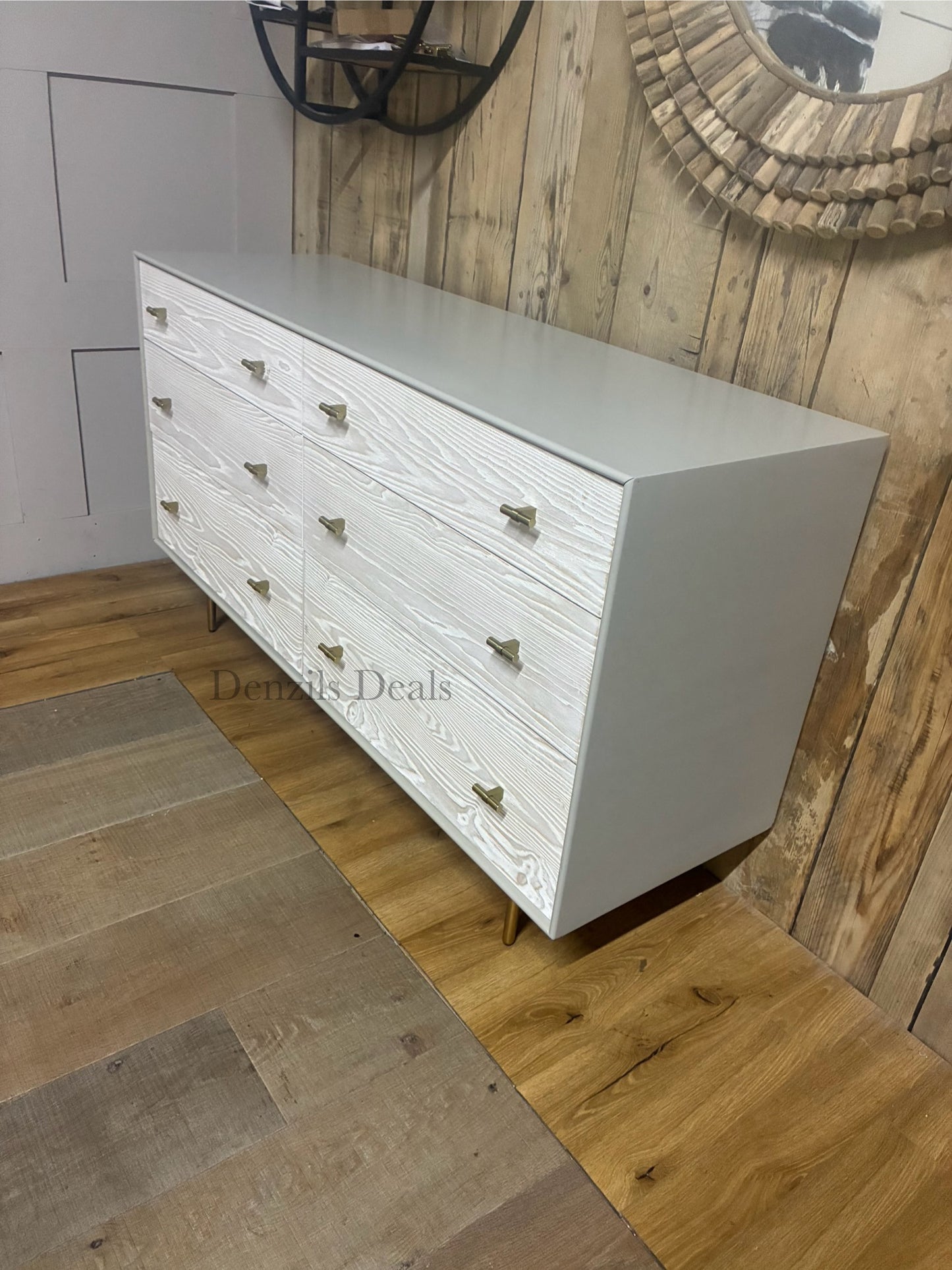 West Elm Modernist Wood & Lacquer 6-Drawer Dresser