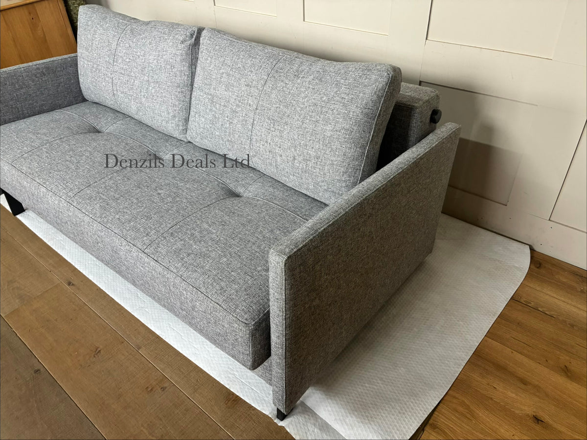 Innovation Living Cubed 160 Sofa Bed, Twist Granite Rrp £1799 R59