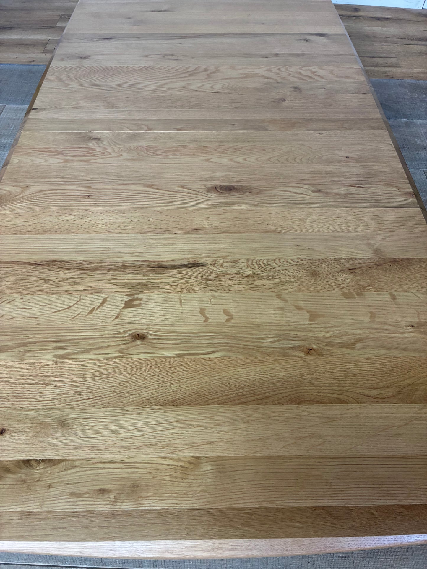 6-8 Seater OAKLEE Extendable Dining Table Natural Oak, Oak Furnitureland