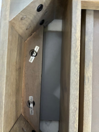 John Lewis Marmo Marble Top 2 Drawer Console Table Rrp £780 R62