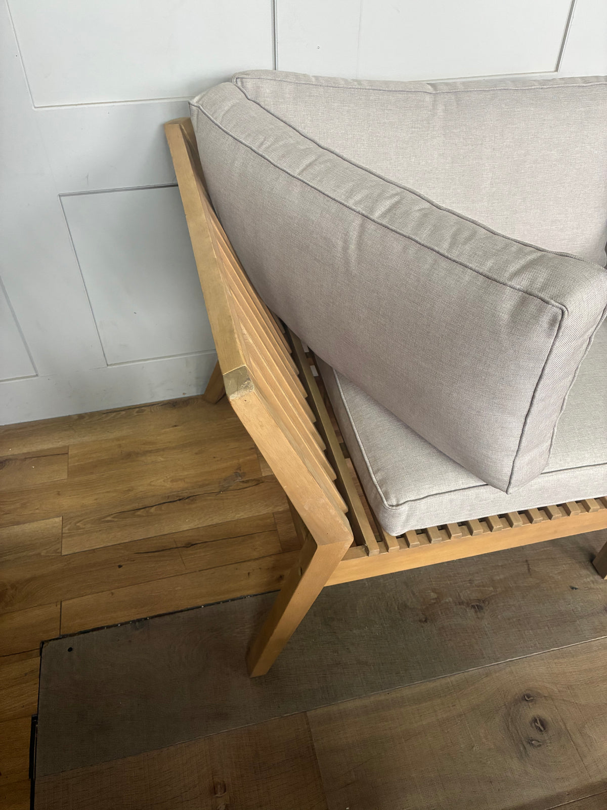 John Lewis Mona 4-seater Corner Garden Sofa, FSC-Certified (acacia Wood), Natural RRP £1199