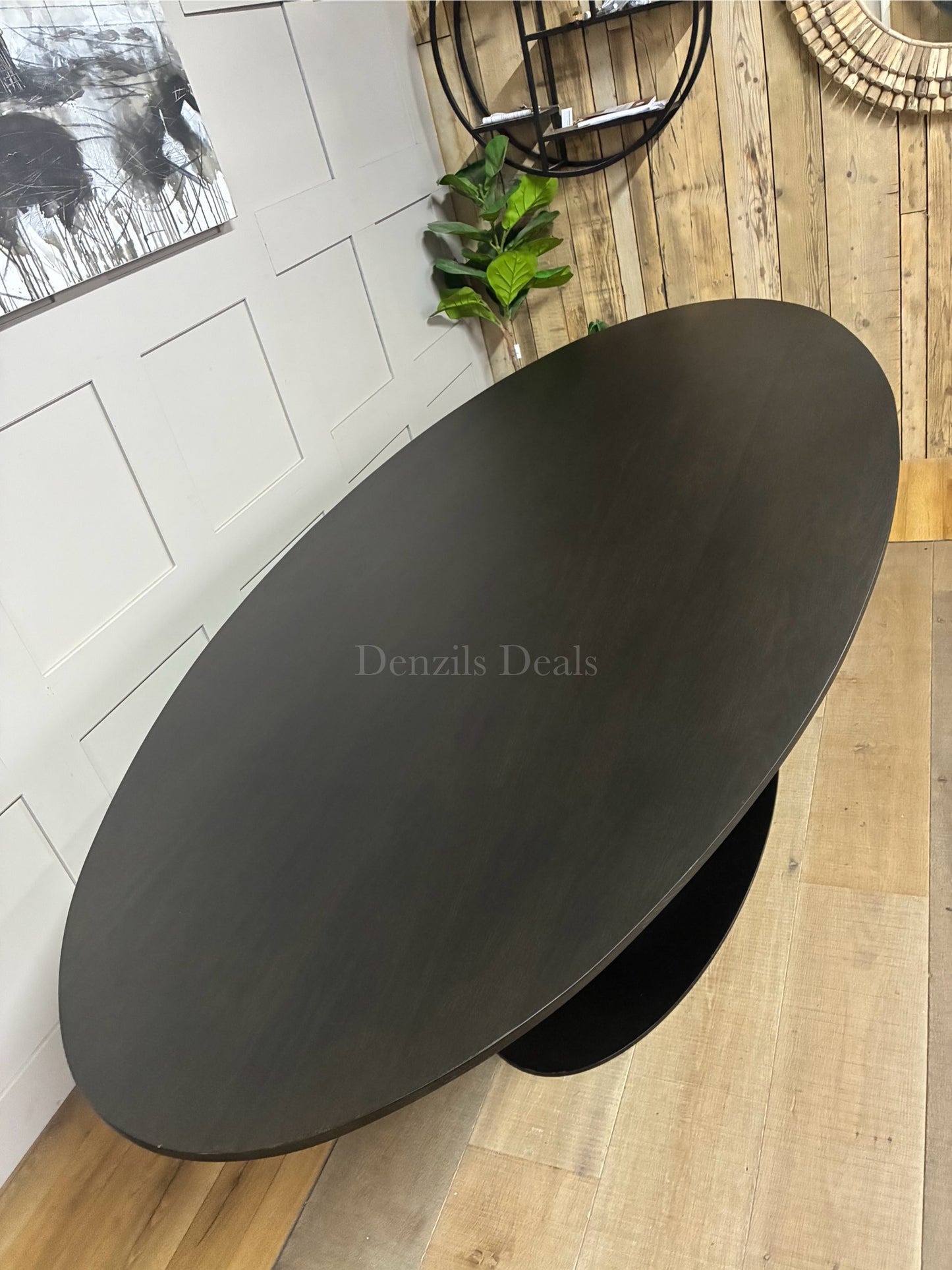 Richmond Interiors Gordon Dining Table, 250cm DARK COFFEE Rrp £2585