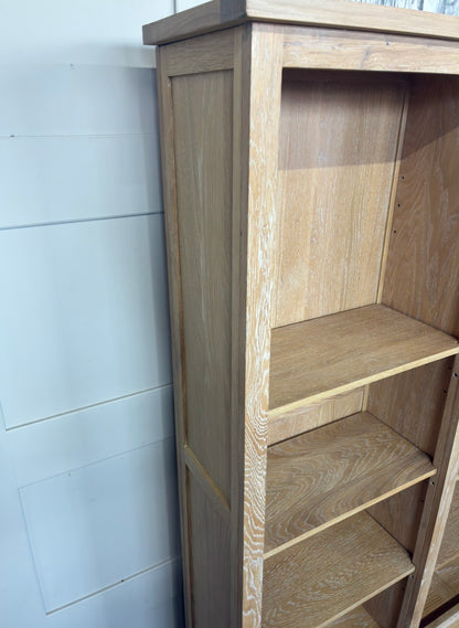 INGLESHAM WHITEWASH OAK Grand Bookcase Rrp £1450