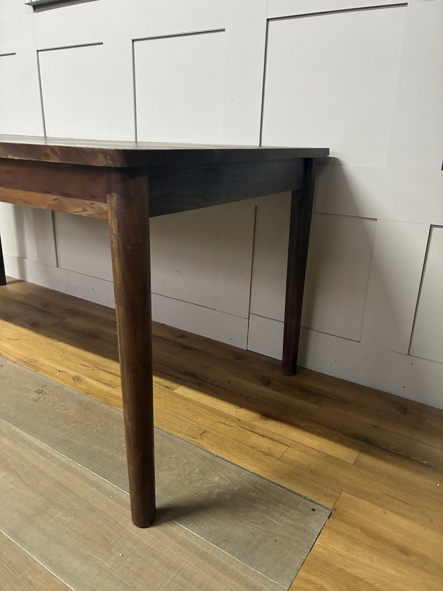 Nkuku Anbu Acacia Dining Table - Washed Walnut Small Rrp £948 R34