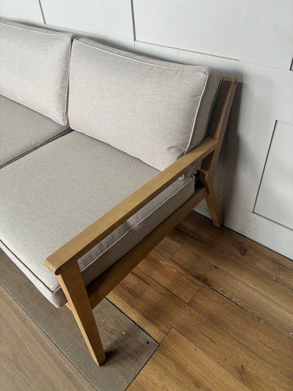 John Lewis Mona 4-seater Corner Garden Sofa, FSC-Certified (acacia Wood), Natural RRP £1199