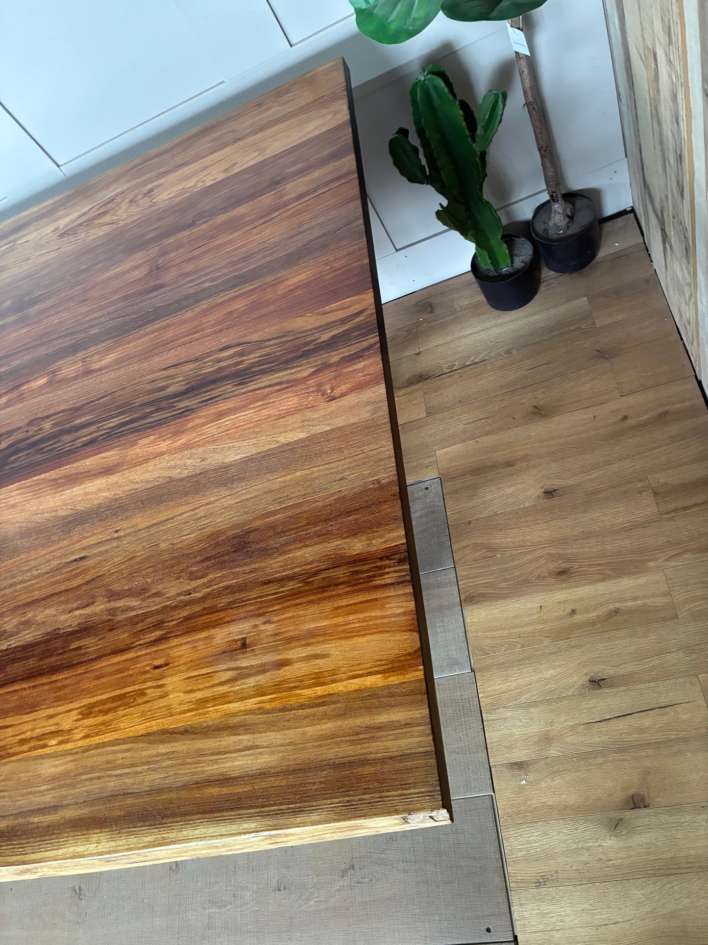 Bartolo Dining Table Live Edge Blackwood Timber By Nick Scali Rrp £1999
