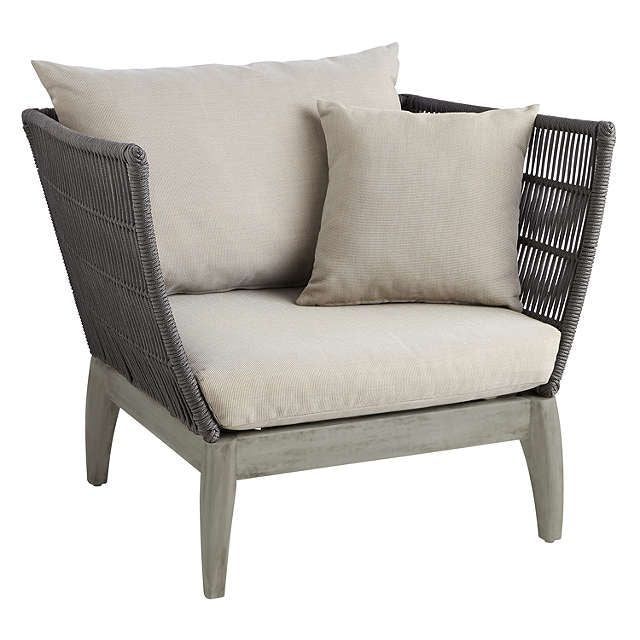 John Lewis & Partners Ariel Garden Chaise Lounging Chair And Arm Chair