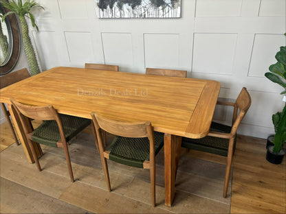 John Lewis Terra Garden Table And 6  Scandi Dining Chairs