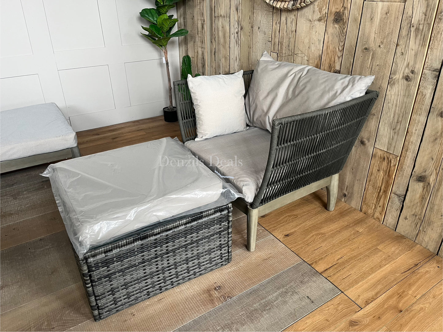 John Lewis & Partners Ariel Garden Chaise Lounging Chair And Arm Chair