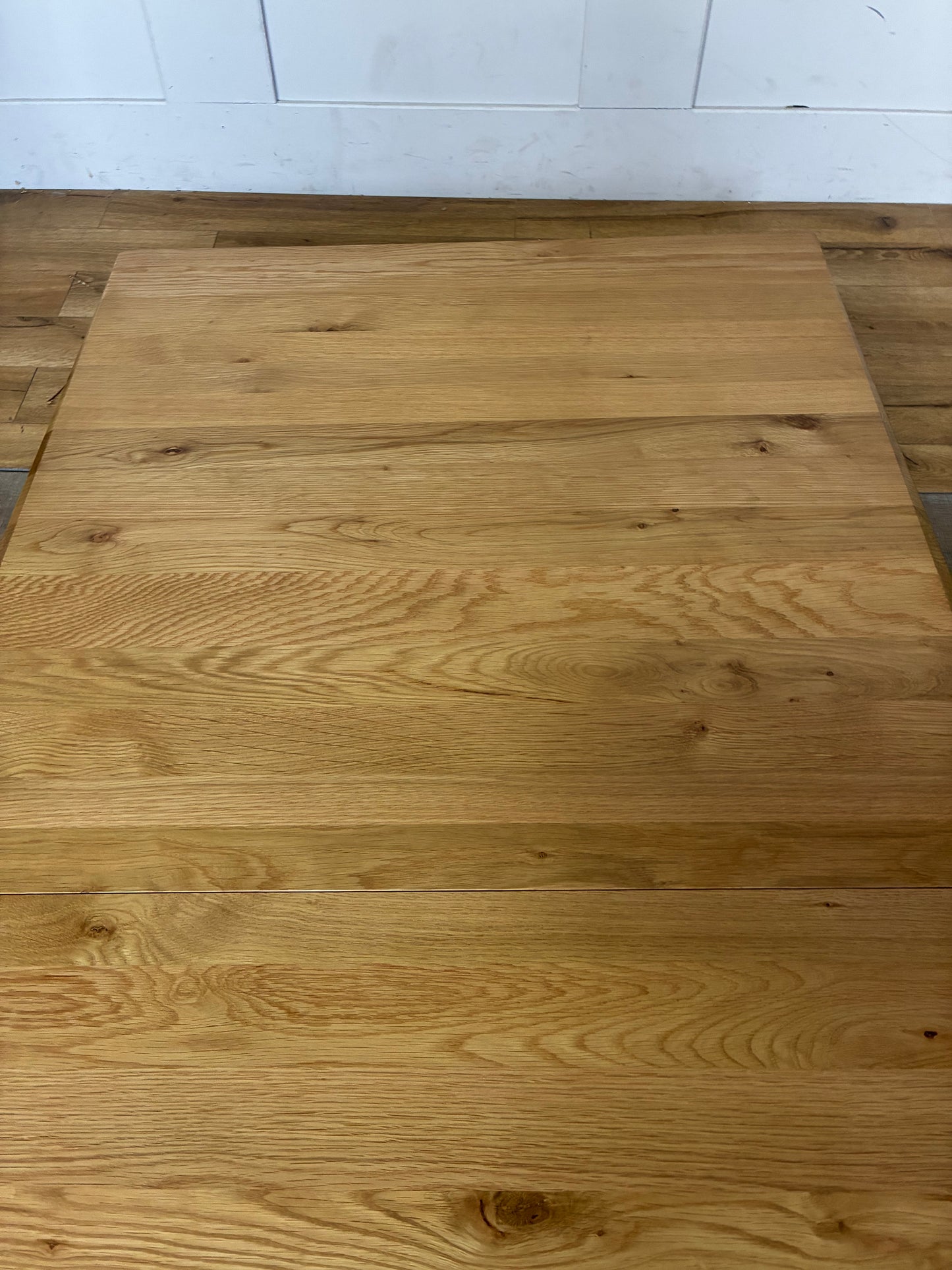 6-8 Seater OAKLEE Extendable Dining Table Natural Oak, Oak Furnitureland