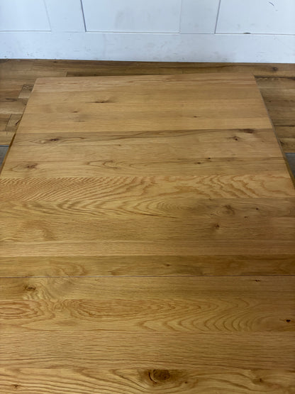 6-8 Seater OAKLEE Extendable Dining Table Natural Oak, Oak Furnitureland