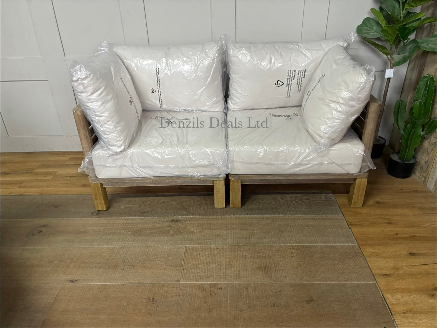 John Lewis Coast Eucalyptus Wood Garden corner unit chairs RRP 897