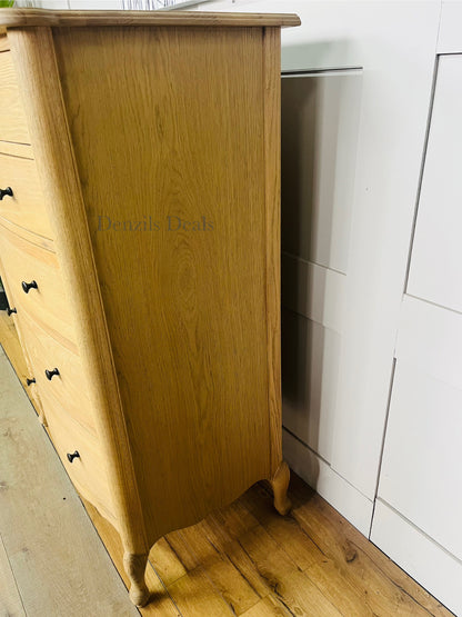 John Lewis Louis 5 Drawer Chest, Oak Rep £899