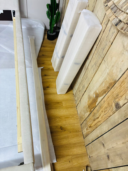 West Elm Andes Super King Size Bed - Metal Legs