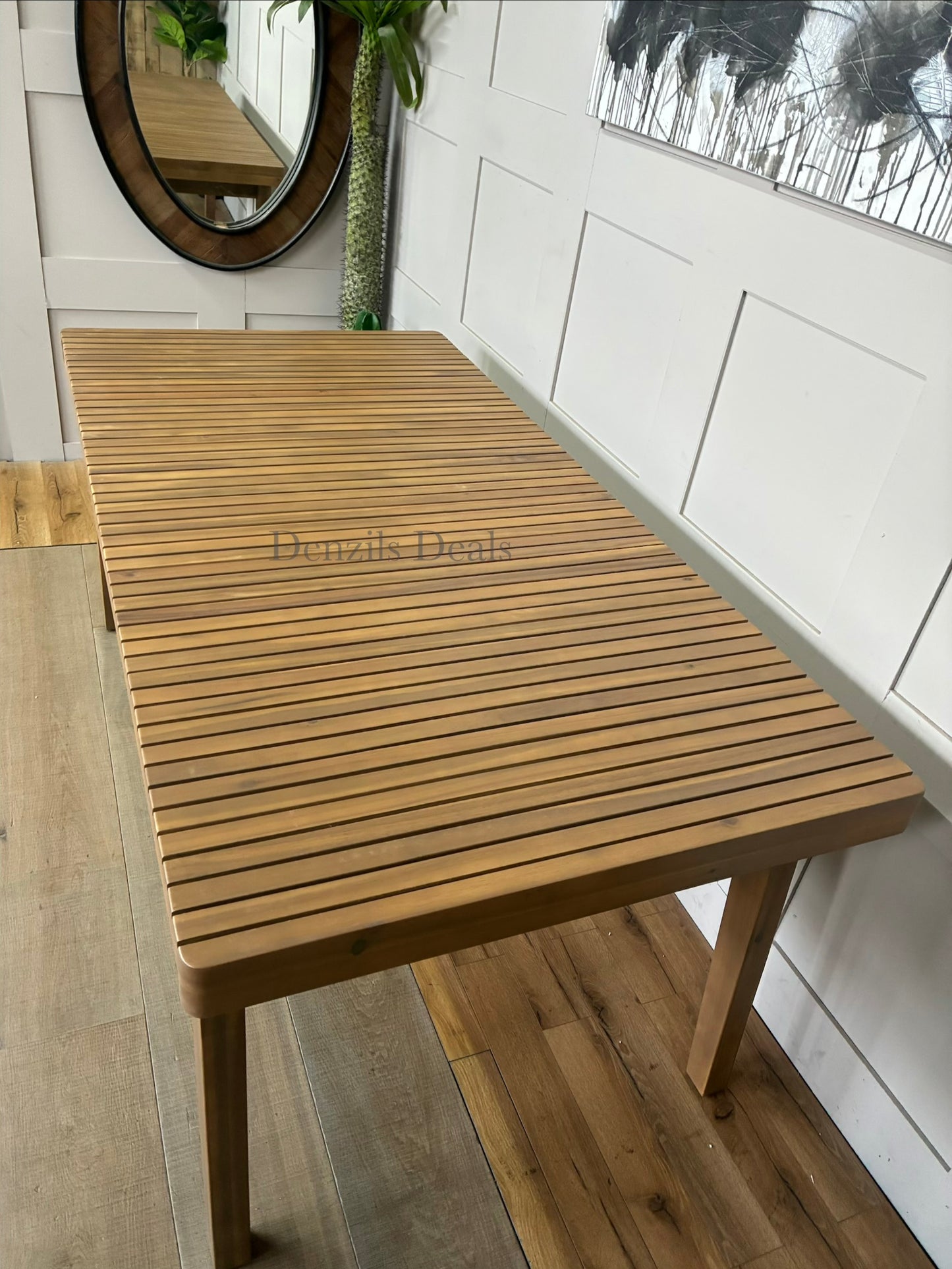 Mona Garden  Rectangular Dining Table, 175cm Natural John Lewis Rrp £399
