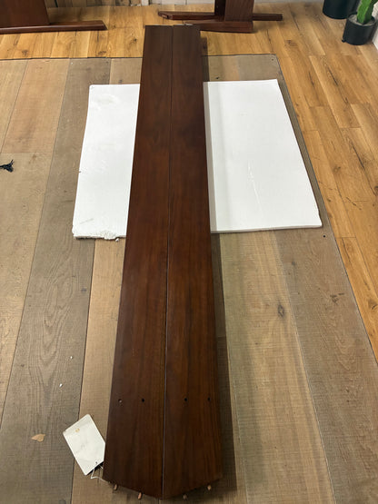 West Elm Mid Century modern Wright Super King size Bed Frame Solid Wood