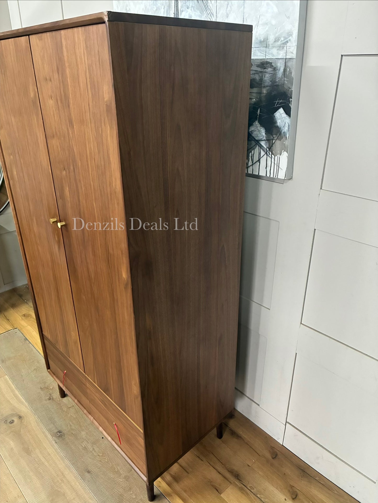 Fishe & Lilly WRIGHT WALNUT WARDROBE Rrp £1299