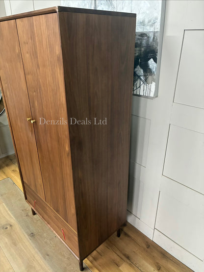 Fishe & Lilly WRIGHT WALNUT WARDROBE Rrp £1299