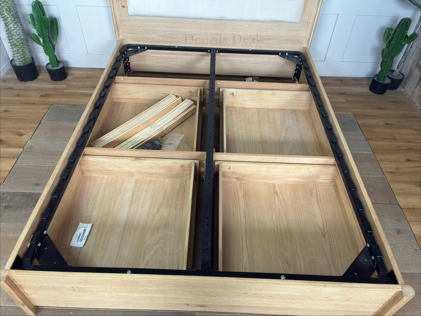John Lewis Rest 4 Drawer Bed Frame, King, Natural Wood RRP £1599 R57