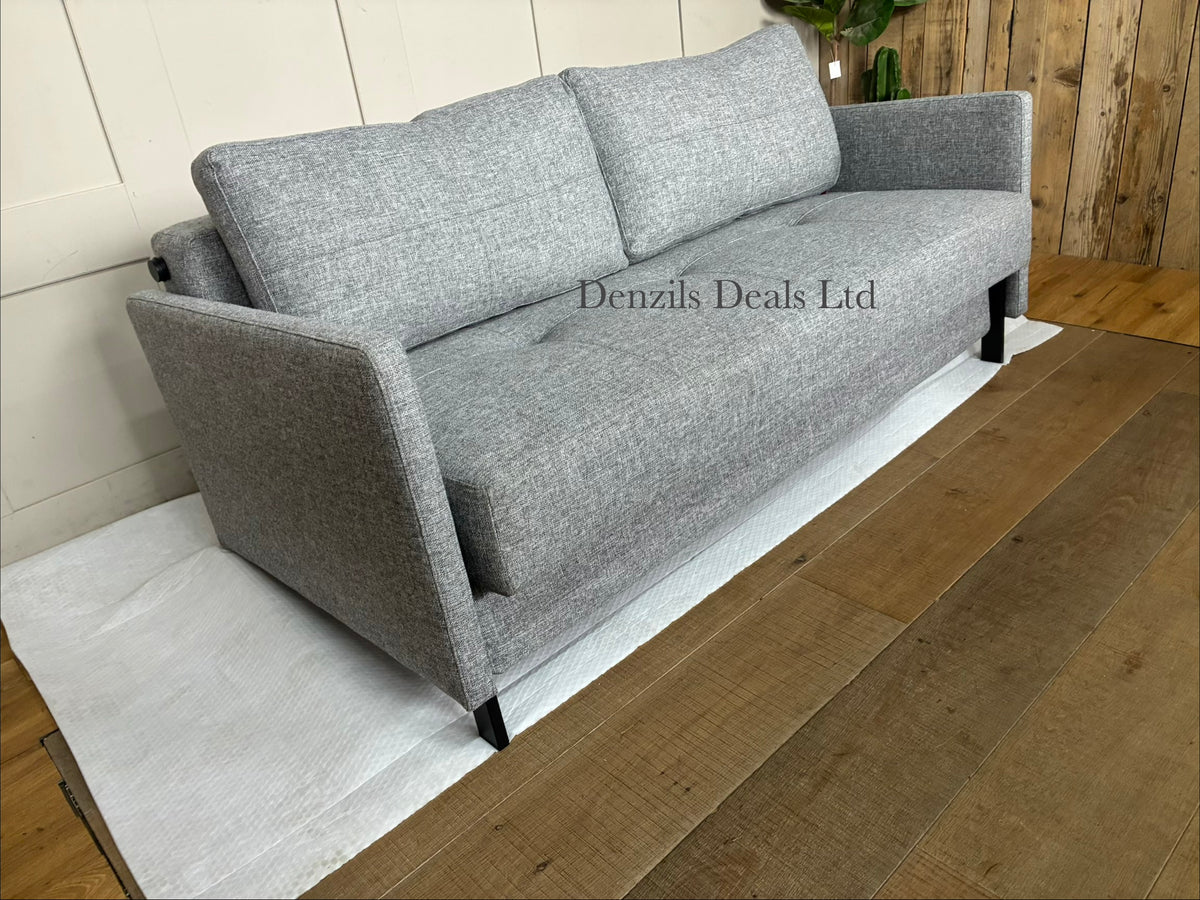 Innovation Living Cubed 160 Sofa Bed, Twist Granite Rrp £1799 R59