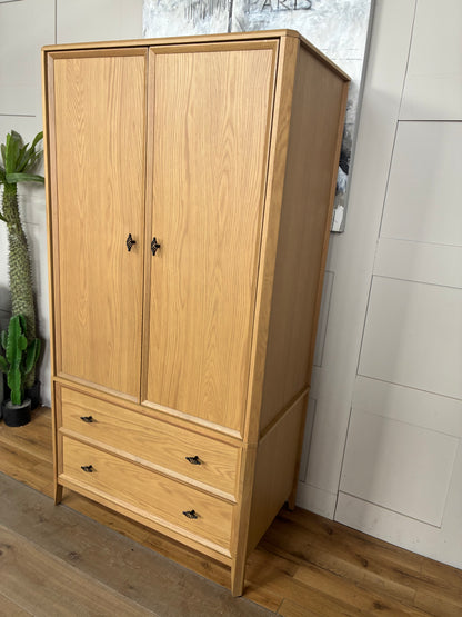 John Lewis Bevel Double Wardrobe, Natural Rrp £999 R40