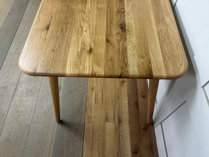 John Lewis Greenwood Dining Table, Solid Oak/Bianco Oil