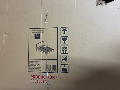 John Lewis Rattan Bed Frame, Double Rrp £629