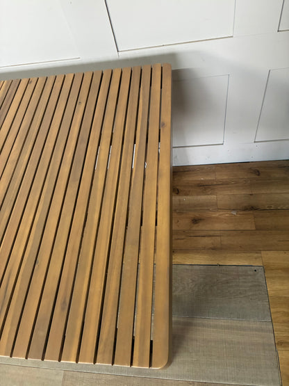 Mona Garden  Rectangular Dining Table, 175cm Natural John Lewis Rrp £399