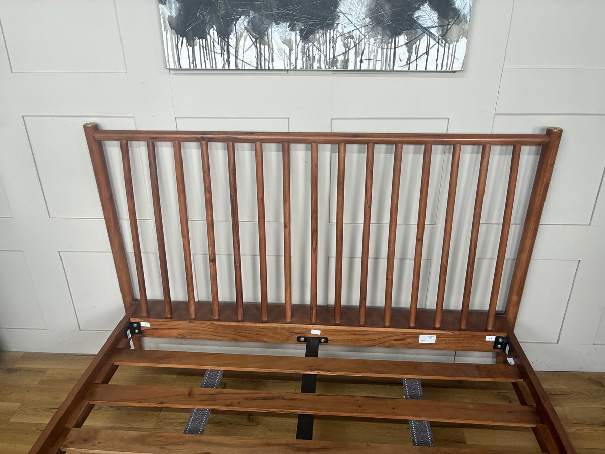 Swoon Cartwright Bed Frame, King Size, Dark Brown Rrp £1079 R58