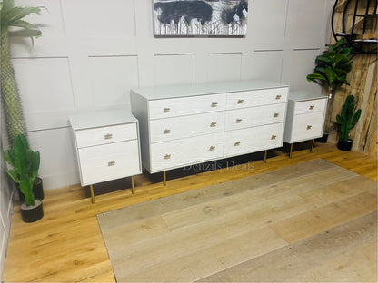 West Elm Modernist Wood & Lacquer 6-Drawer Dresser