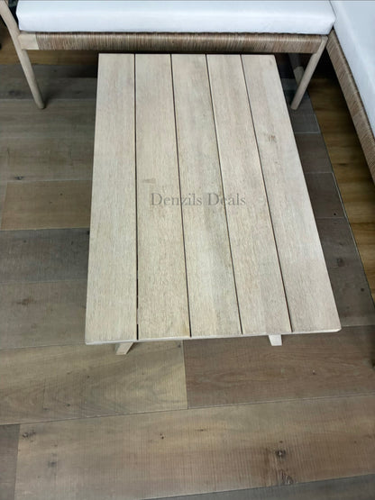 John Lewis Burford 5-Seater Woven Corner Garden Sofa & coffee Table Rrp £1390