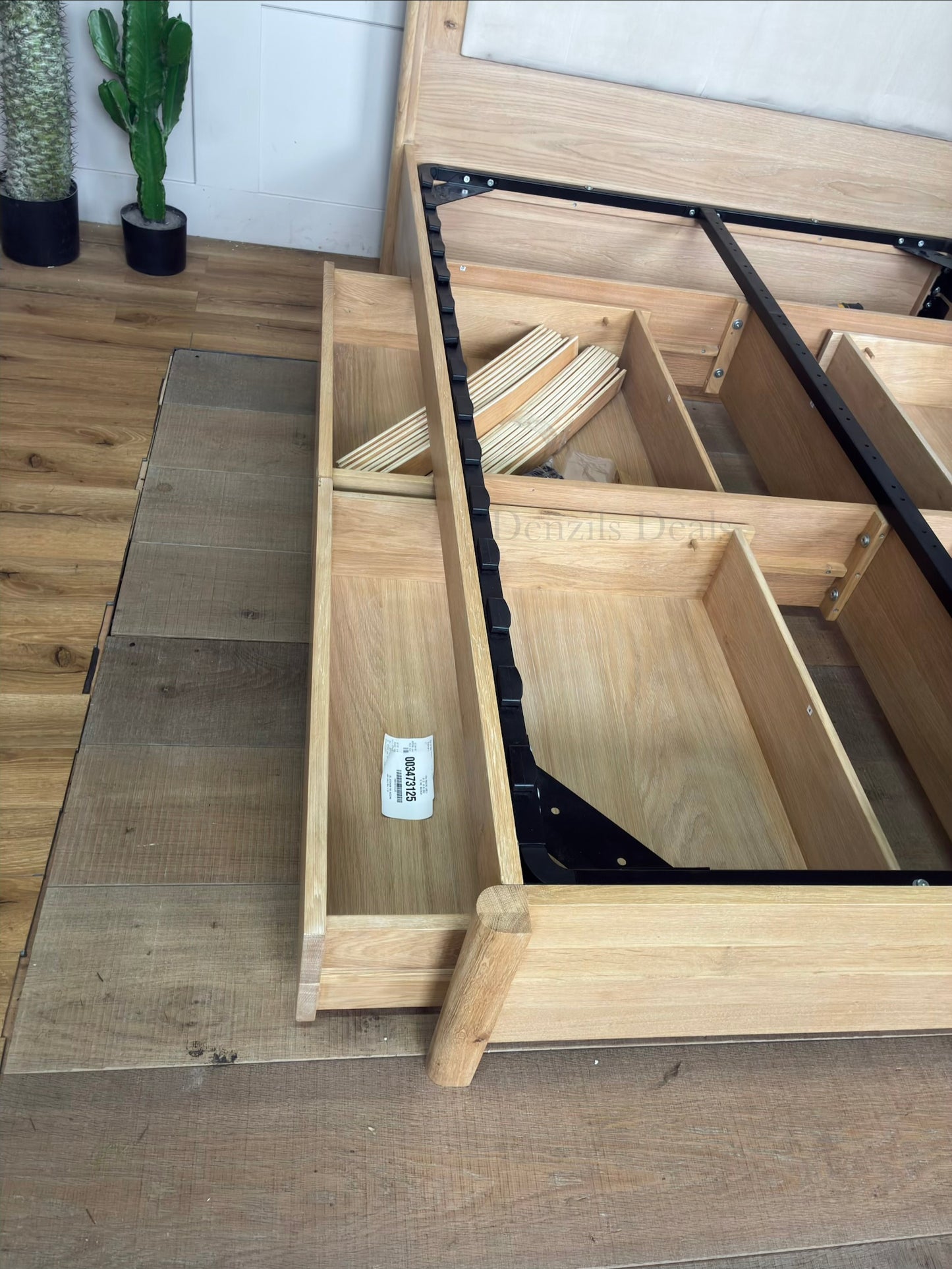 John Lewis Rest 4 Drawer Bed Frame, King, Natural Wood RRP £1599 R57