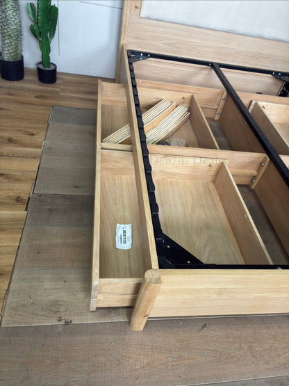 John Lewis Rest 4 Drawer Bed Frame, King, Natural Wood RRP £1599 R57