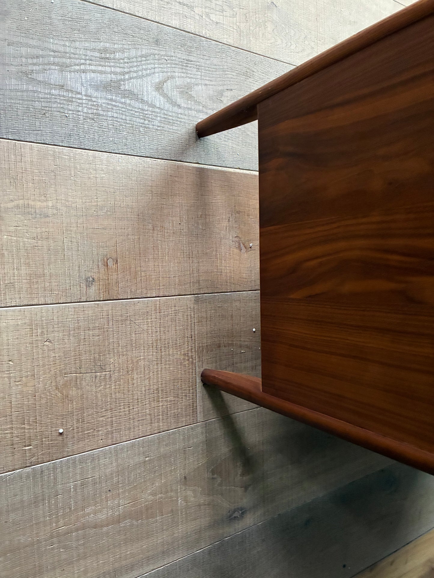 John Lewis Scandi 5 Drawer Wood Chest, Walnut Finish RRrp £649