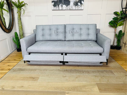 3 Seater Motion Sofa, Metal Leg, John Lewis Draper II Large reclining sofa