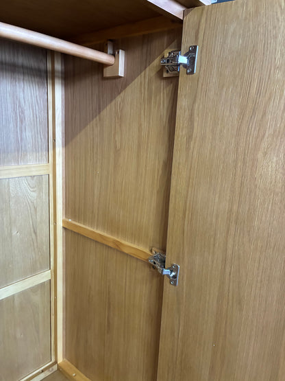 John Lewis Spindle Double Wardrobe with 2 Drawers, Oak Rrp £899 R57