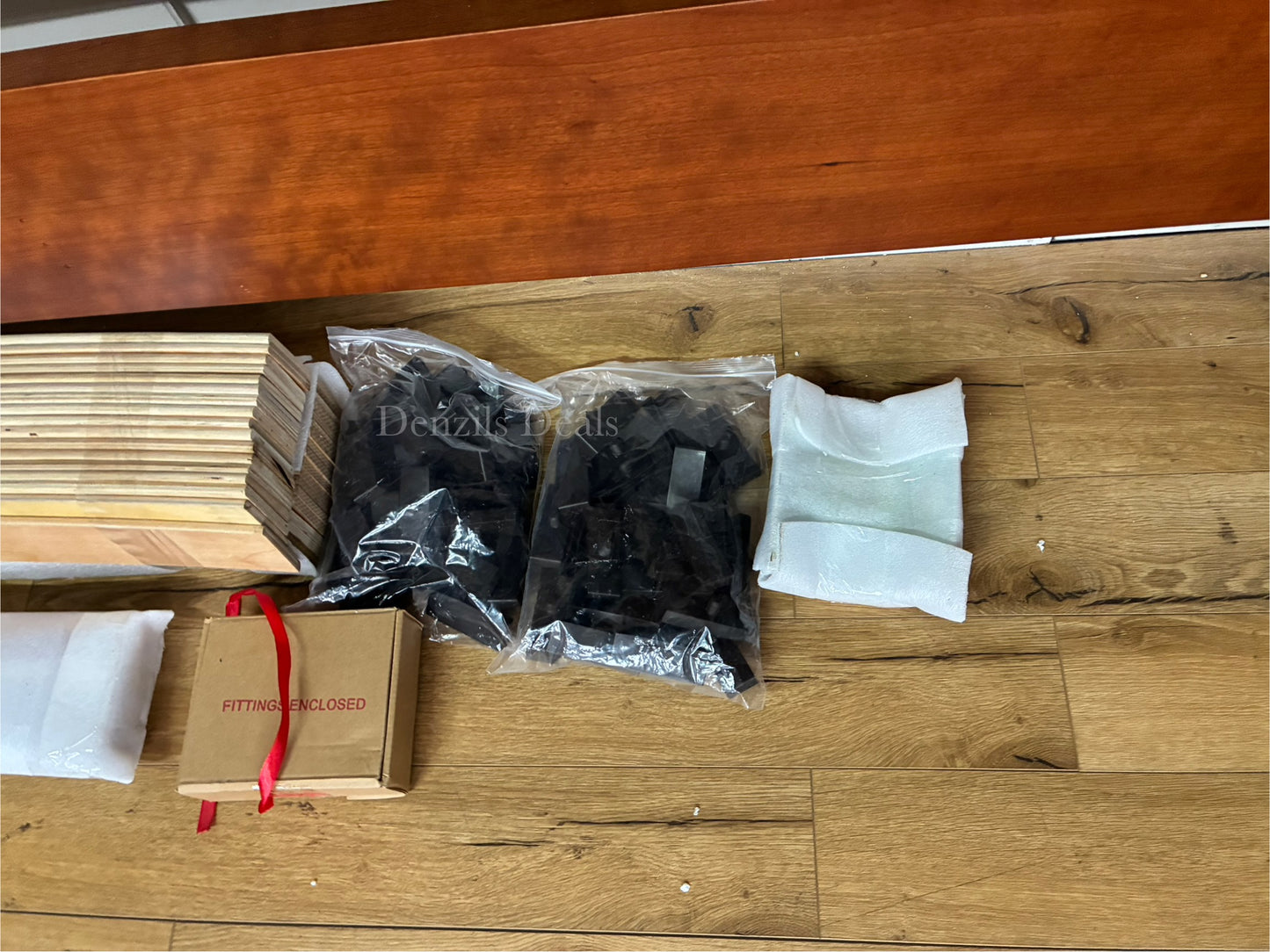 John Lewis Rattan Kingsize Bed Cherry  R50