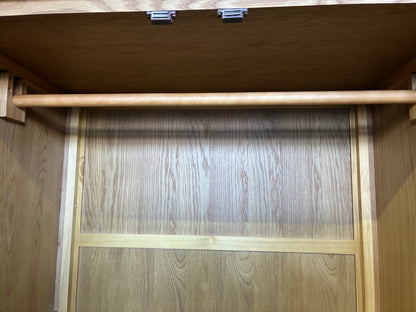 John Lewis Spindle Double Wardrobe with 2 Drawers, Oak Rrp £899 R57