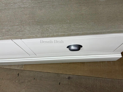 BROMPTON Painted Acacia & Ash Top Triple Wardrobe Rrp £1599..