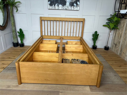 John Lewis Spindle Storage Bed Frame, Double,  Rrp £1099