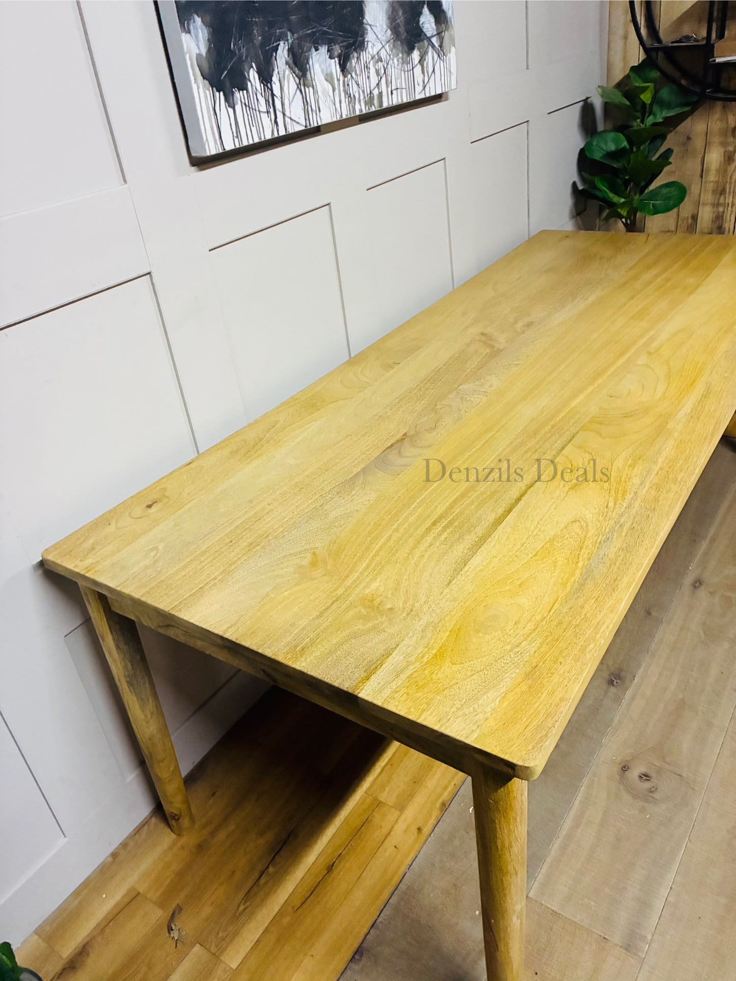 Nkuku Anbu Acacia Dining Table - natural