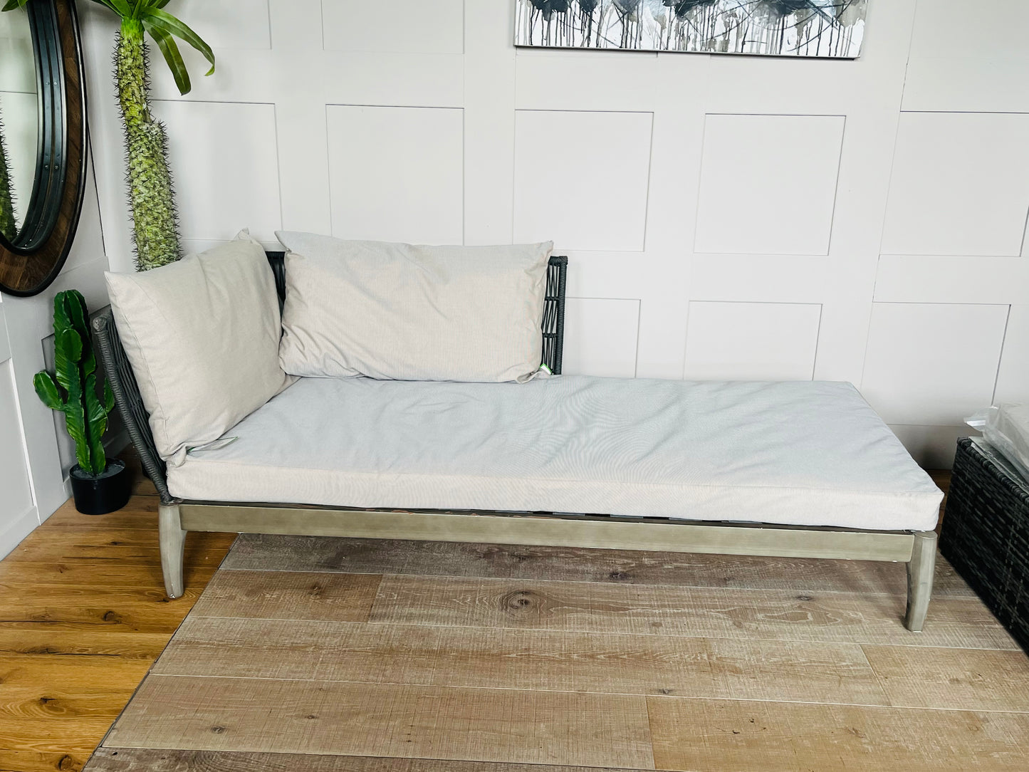 John Lewis & Partners Ariel Garden Chaise Lounging Chair And Arm Chair