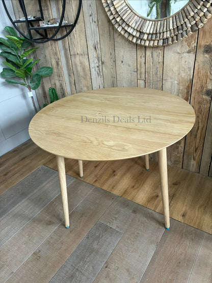 Gallery Direct Lewes Folding Dining Table, Natural Rrp £430 R14