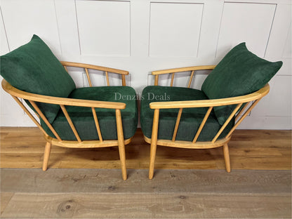 2x Frome Armchair, Forest Green John Lewis Rrp £1598