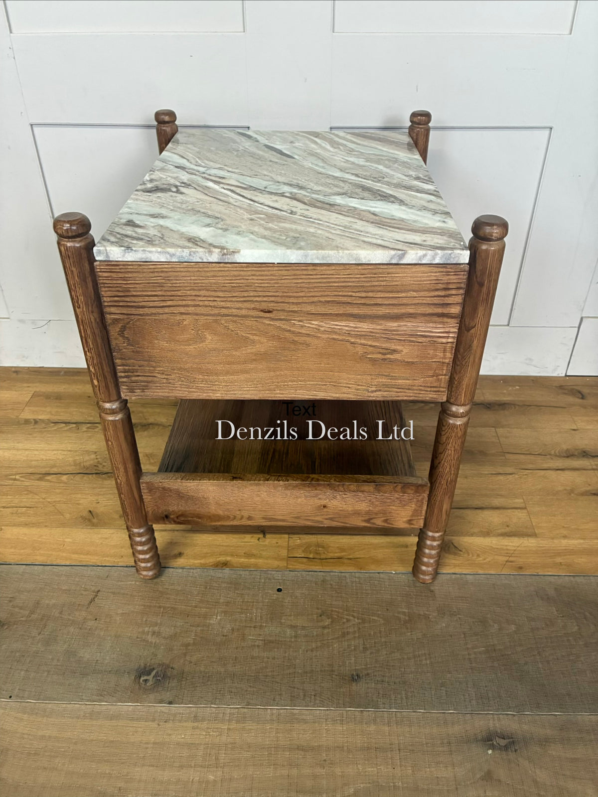 Anthropologie Amelia Marble-Top Nightstand R56